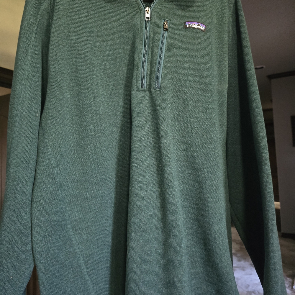 Patagonia Forest Green Knit Pullover